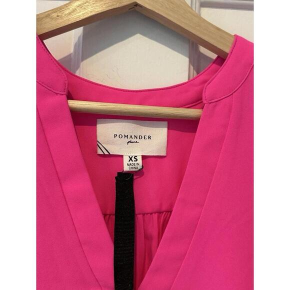 Tuckernuck Pomander Place PINK Crepe Kenzo Dress NWT Extra Small XS - Picture 3 of 4